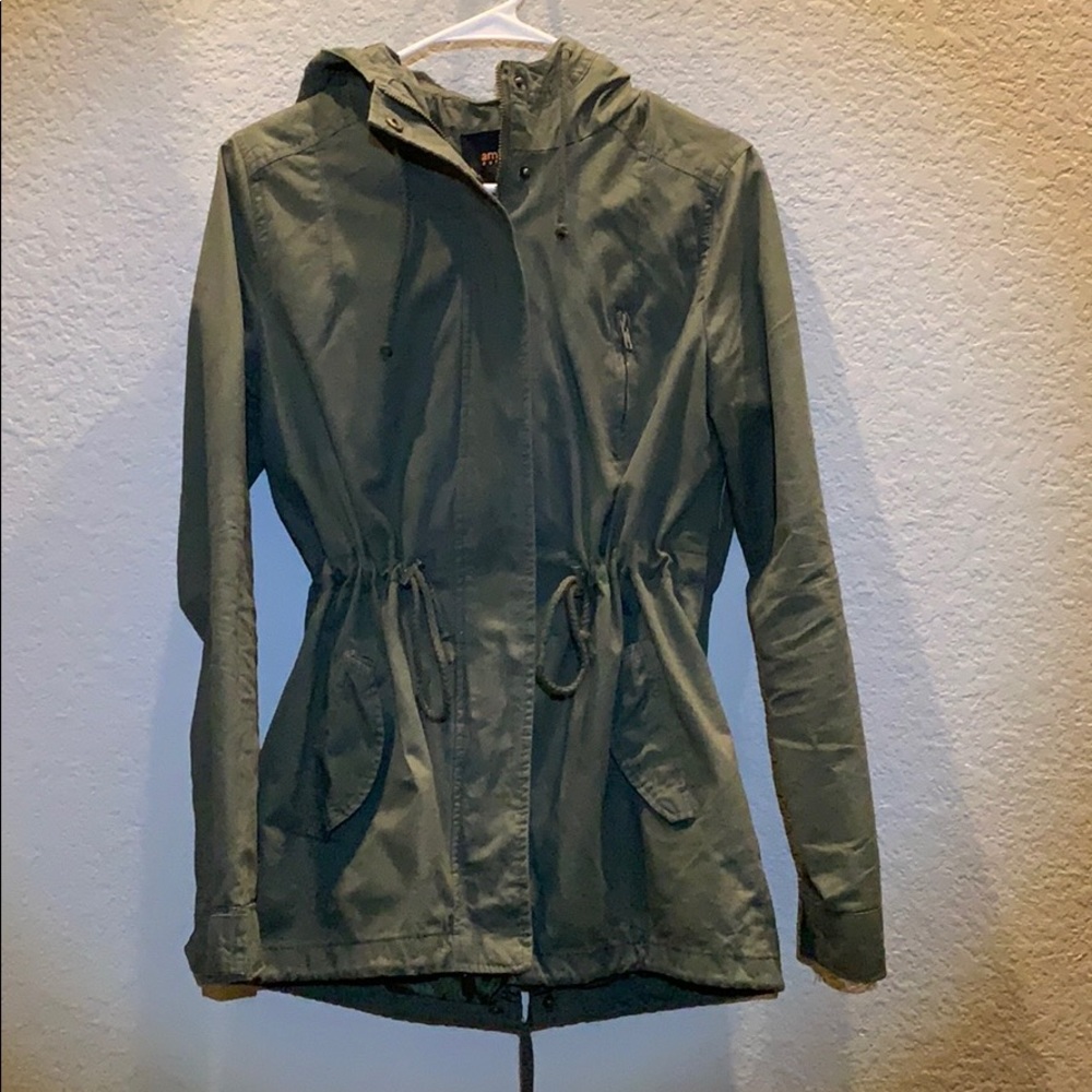 Olive green jacket